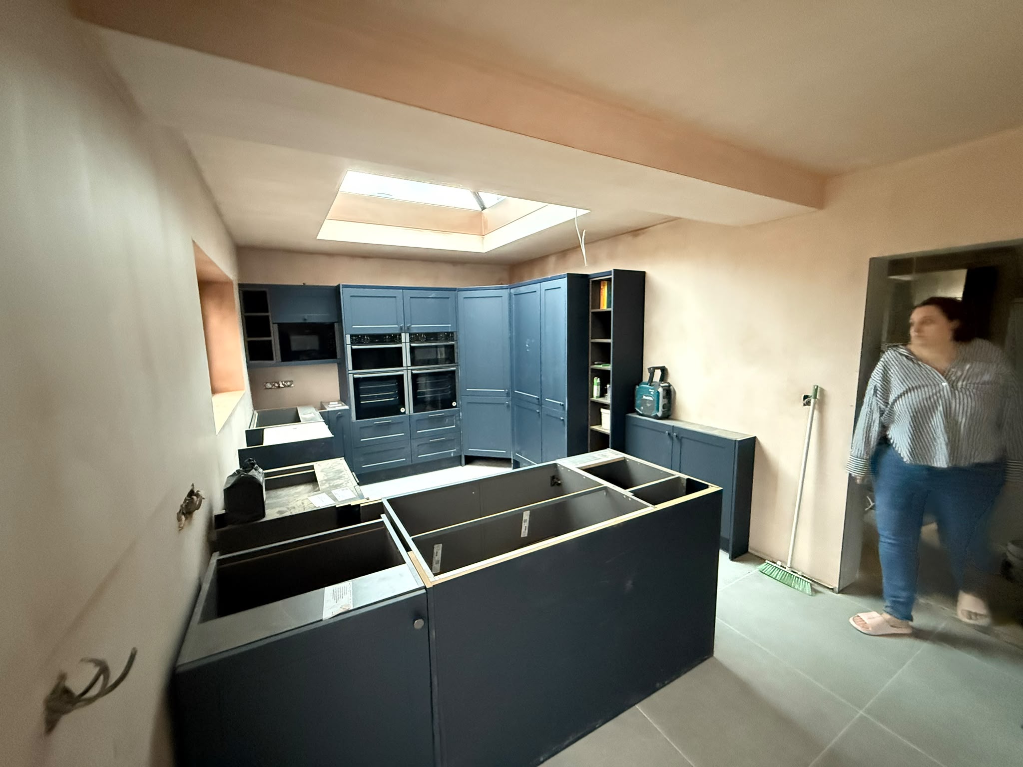 During · Kitchen installation